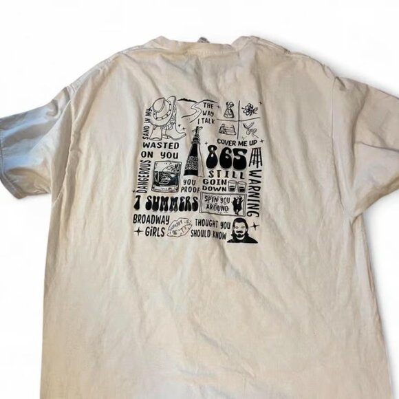 Wallen Hanes White Graphic Tee - Picture 3 of 3